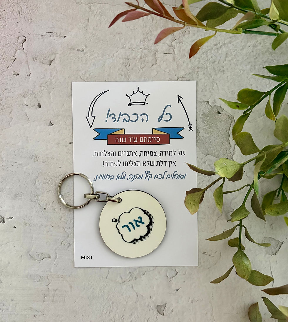 תמונה ממוזערת: מחזיק מפתחות עם שם