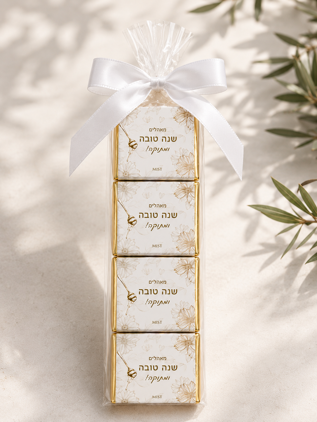 רביעיית שוקולדים ממותגים בצלופן