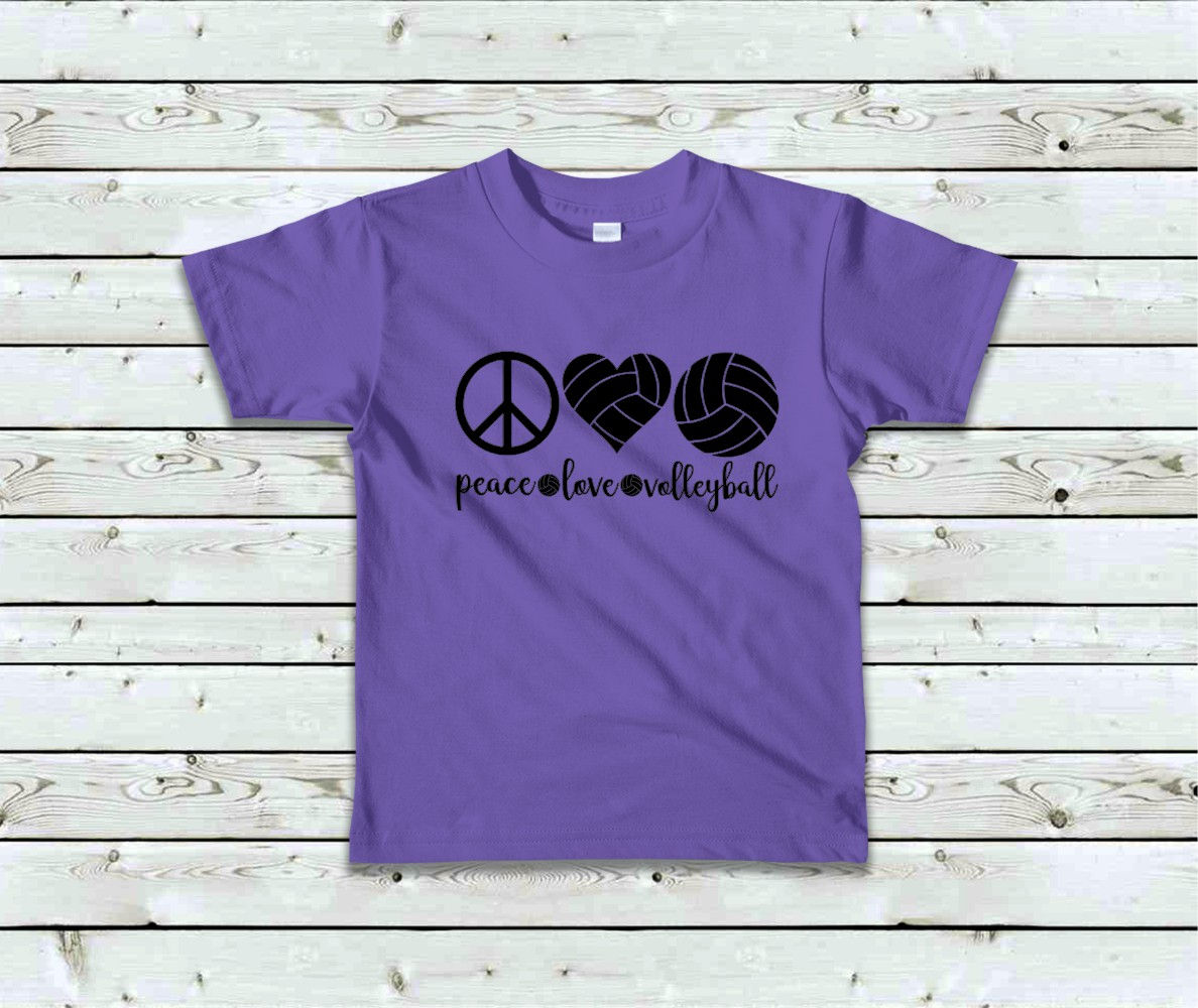 ✌️💙 Peace Love Volleyball Shirt 🏐✨