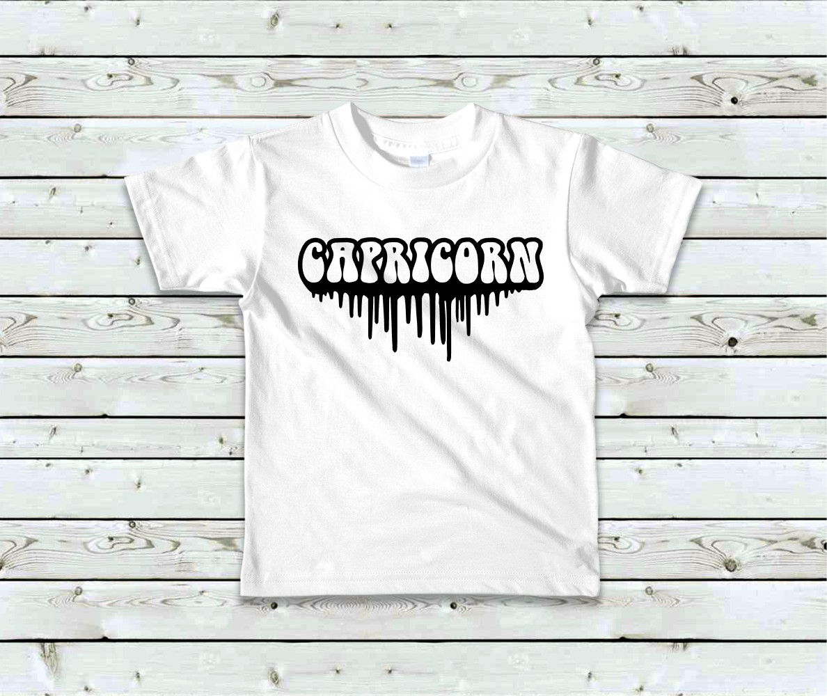 Capricorn Drip Zodiac Shirt ♑️💧✨