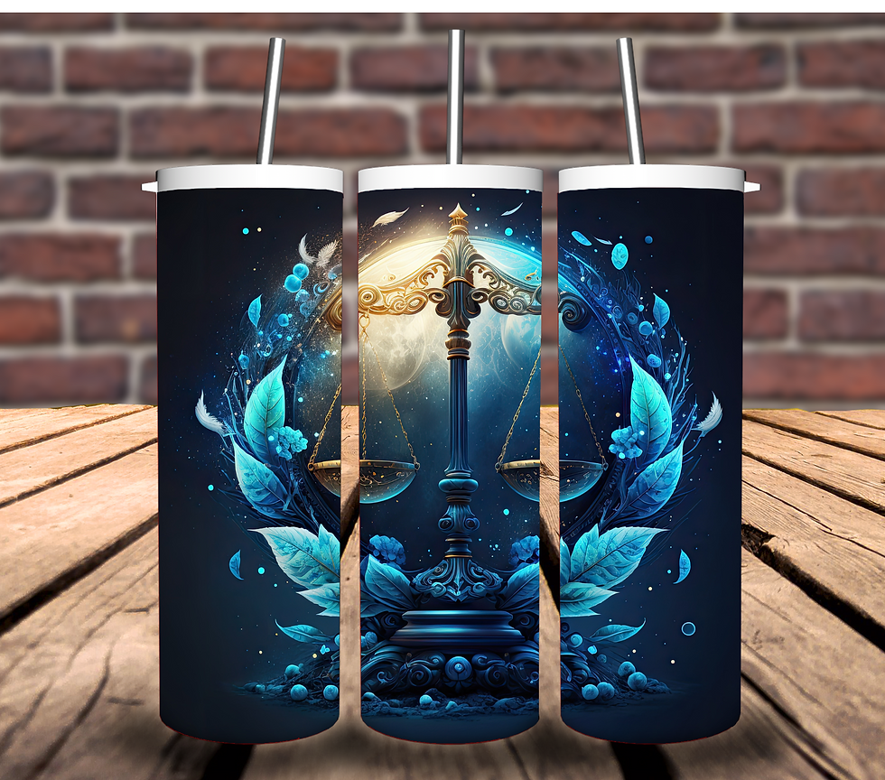 Libra Zodiac Tumbler