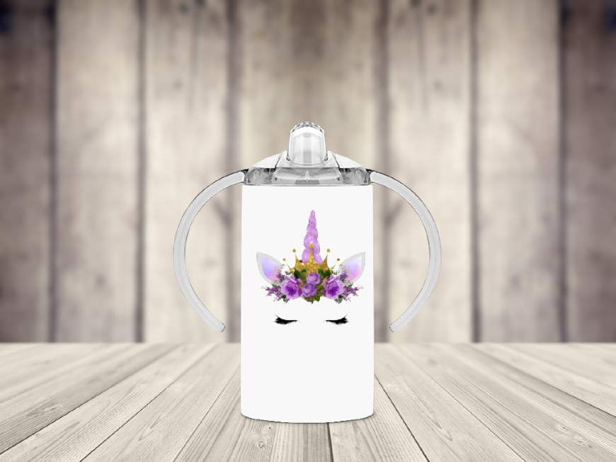 Purple Unicorn Kids Tumbler