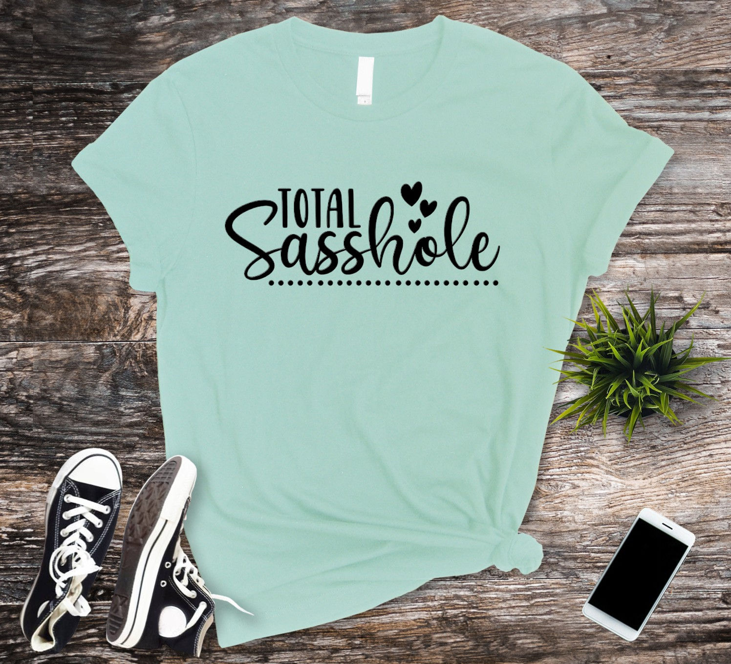 Total Sasshole Funny Sarcastic T-Shirt