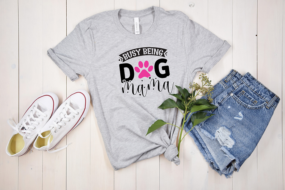 Busy Being a Dog Mama Tee