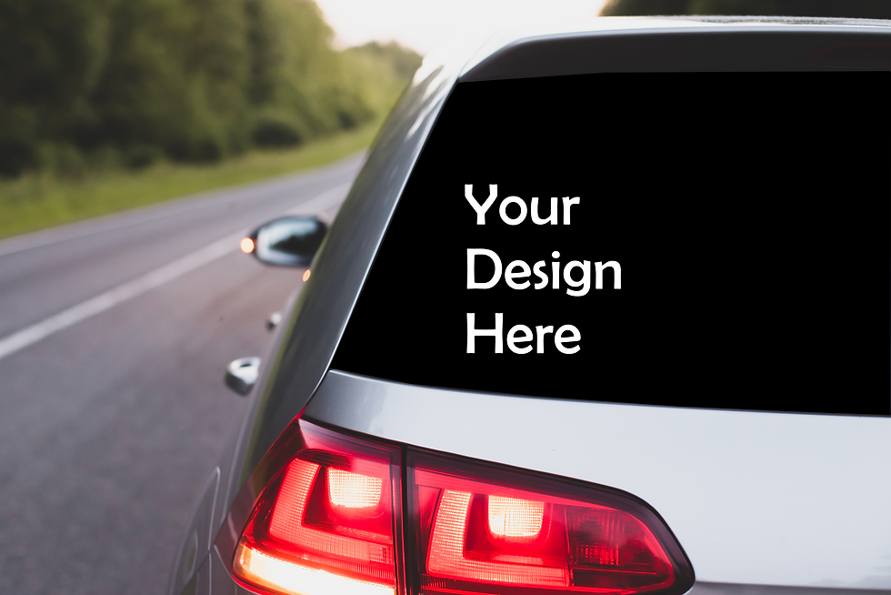 Create your own window decal