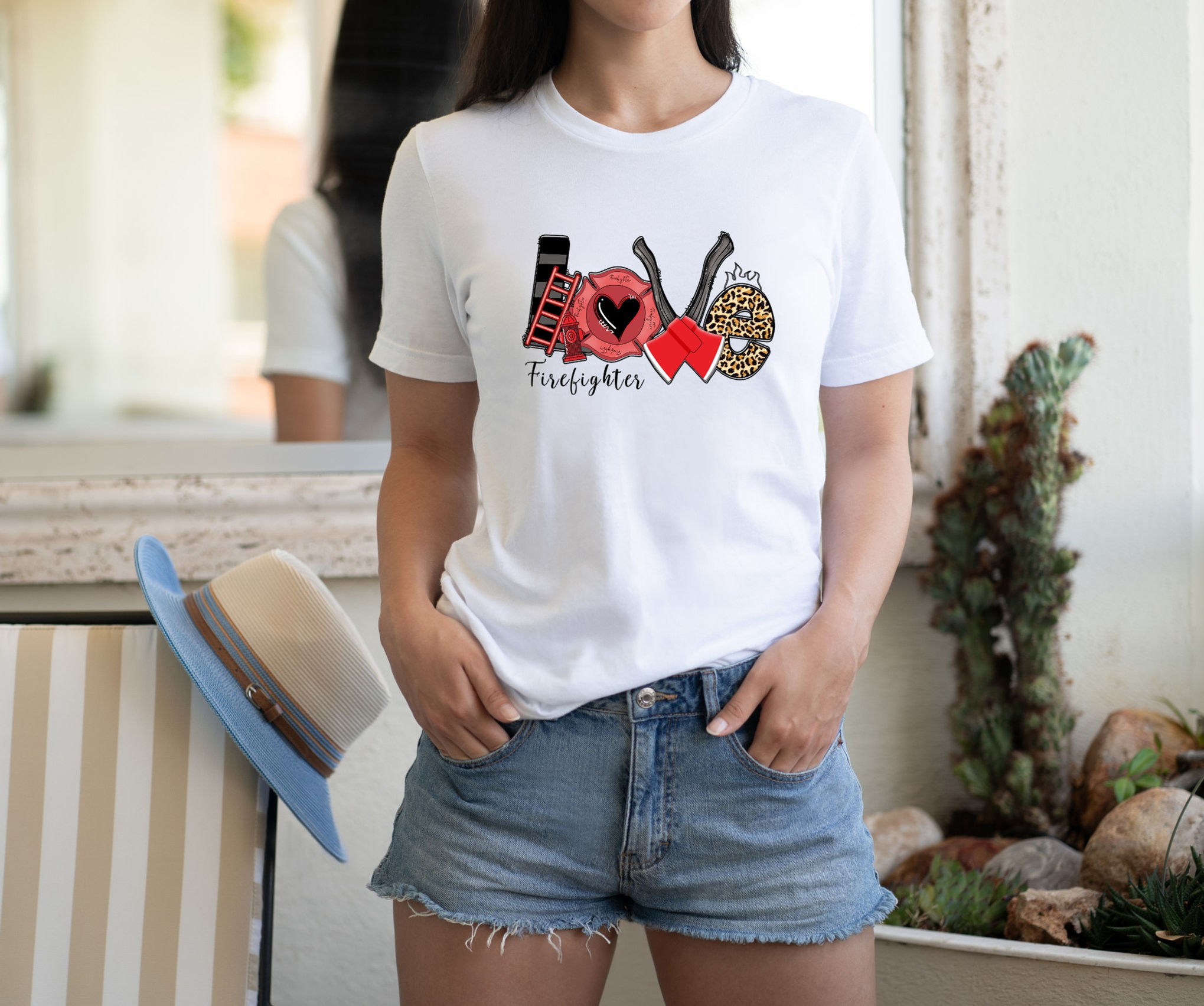 Love Firefighter T-Shirt