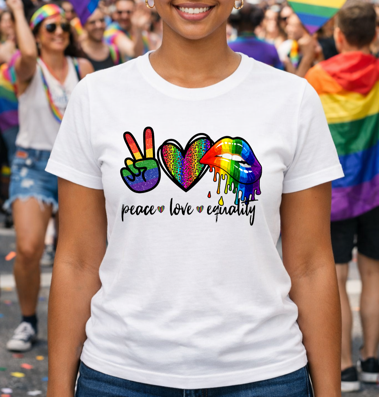 Peace Love Equality Pride T-Shirt