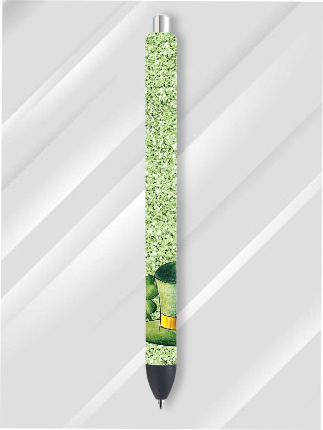 Glitter Shamrock St. Patrick's Day Gel Pen
