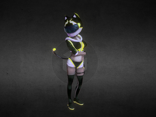 Elara 3D Rigged Model