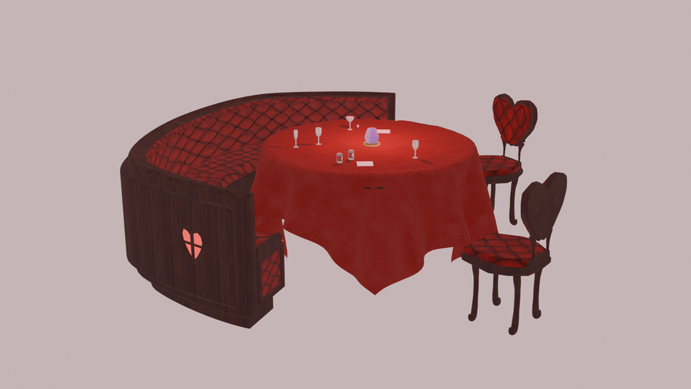 Love Lock booth Seating