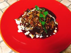 Dinnerセコンドピアット仔牛のソテー