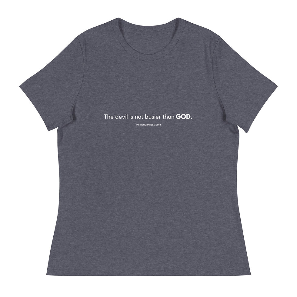 Thumbnail: Not Busier than God: Women's Relaxed T-Shirt