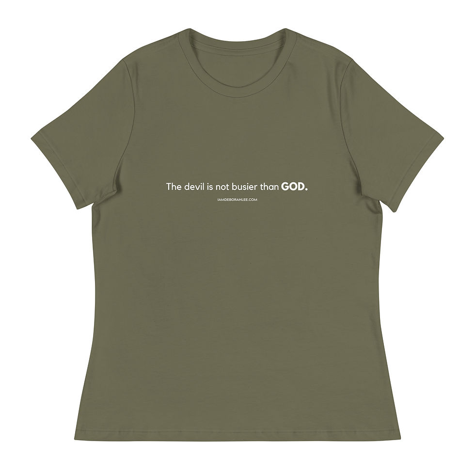 Thumbnail: Not Busier than God: Women's Relaxed T-Shirt