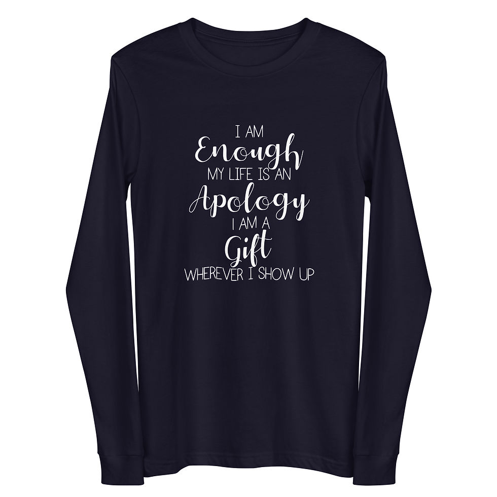Thumbnail: I Am Enough Long Sleeve Tee