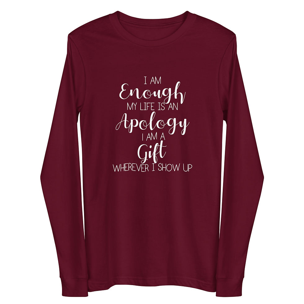 Thumbnail: I Am Enough Long Sleeve Tee