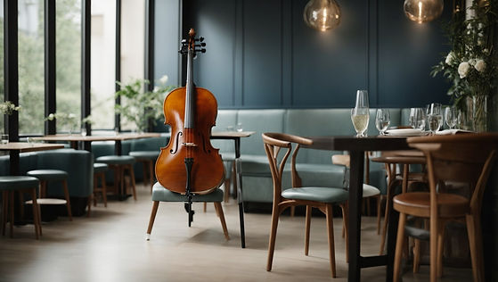 Cellist Sam Kahre: Restaurant Ambience