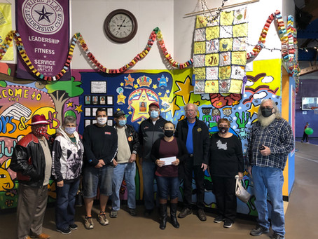 Boys & Girls Club of Bisbee Charity Donation, 10 Dec 2020