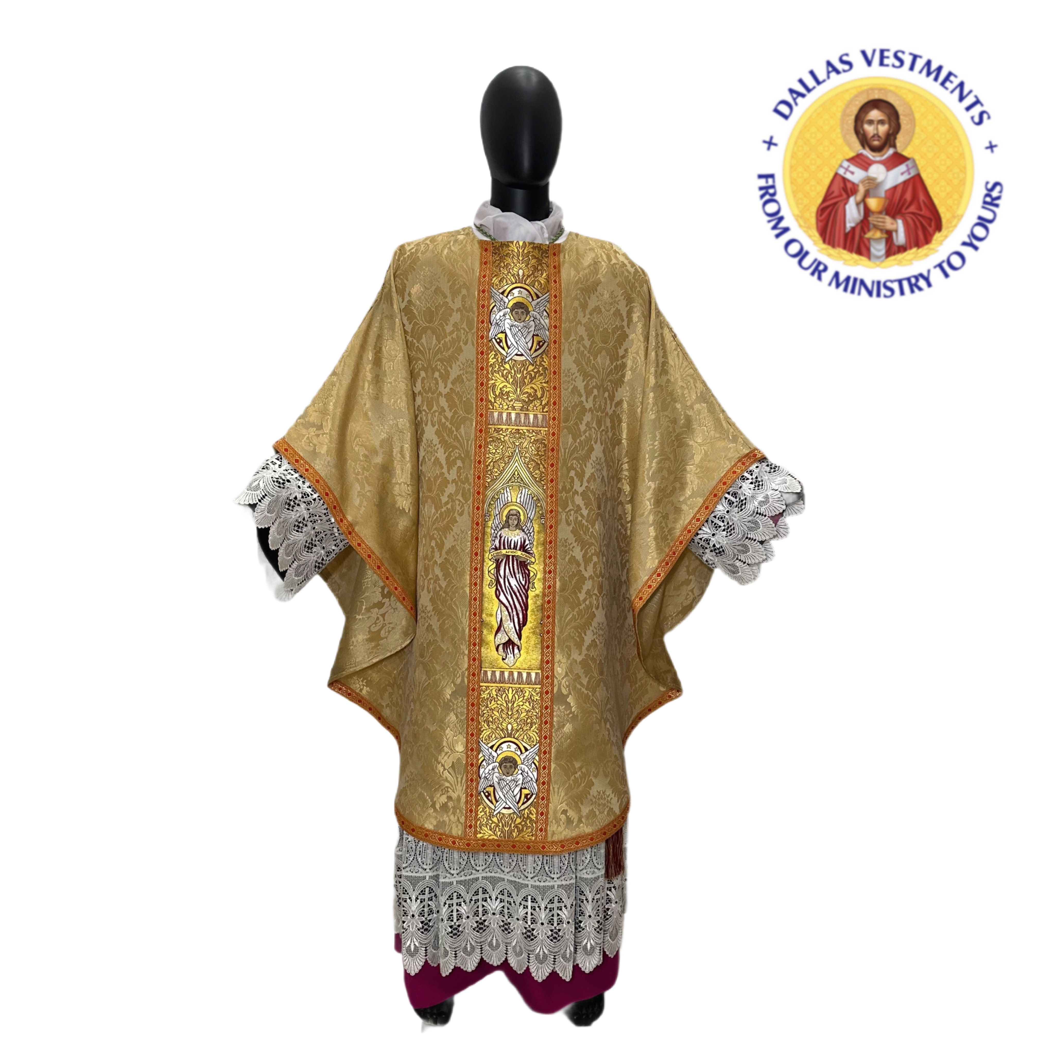 Gold Gothic Chasuble set ( Holy Holy Holy )