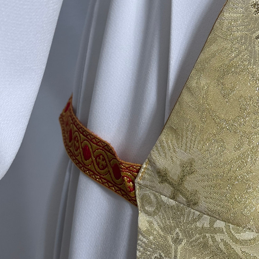 Thumbnail: GOLD  DEACON  STOLE