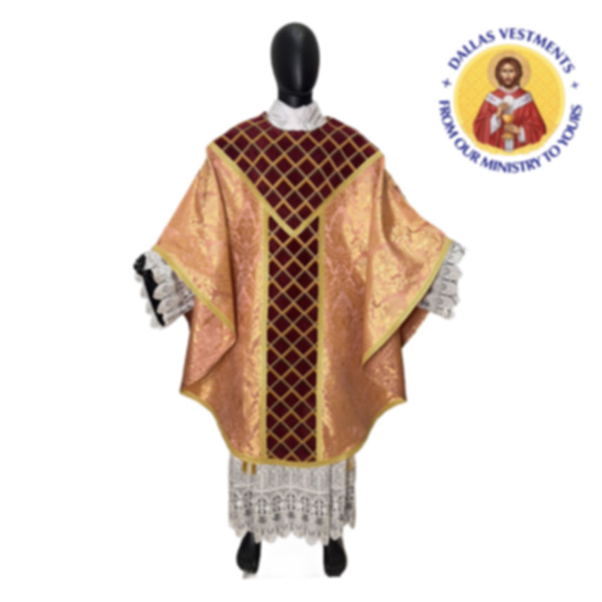 Rose Gothic Chasuble + Stole 