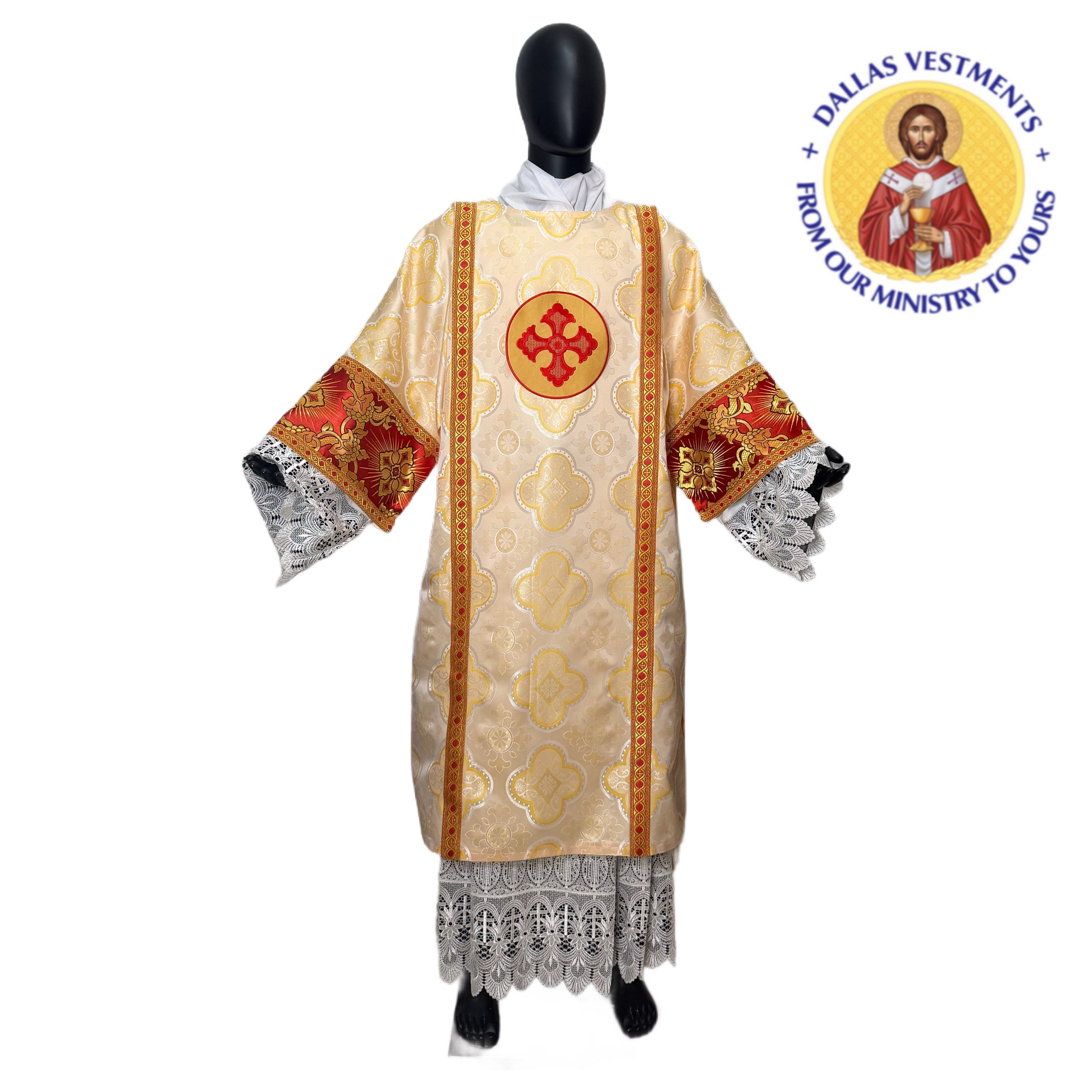Gold Brocade Dalmatic + Stole