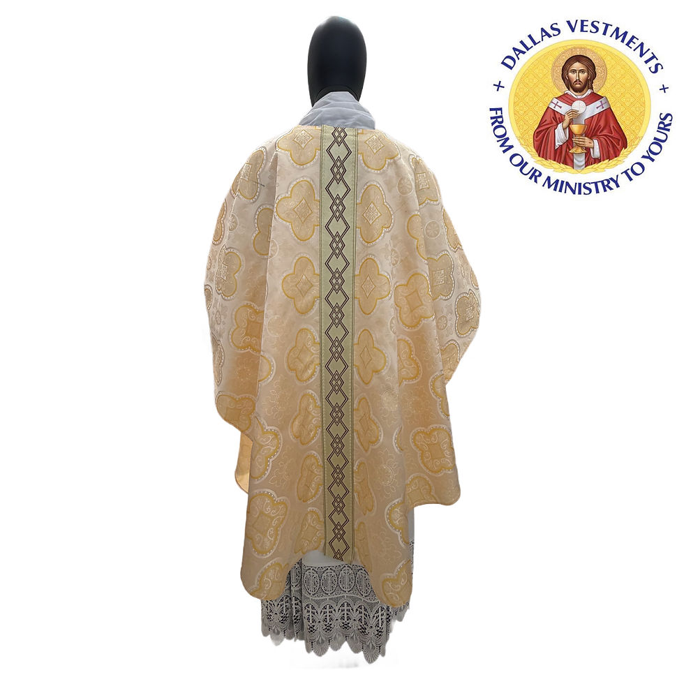 Thumbnail: Gold  Brocade Gothic Chasuble 