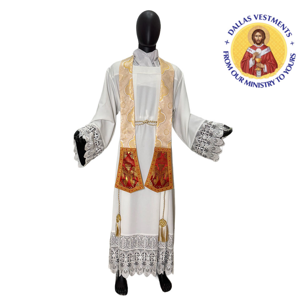 Thumbnail: Gold Borromeo  Chasuble + stole
