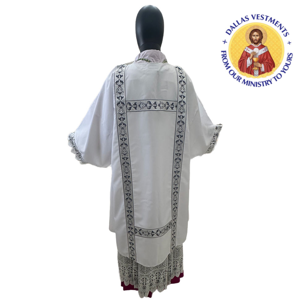 Thumbnail: White  Dalmatic + Stole 