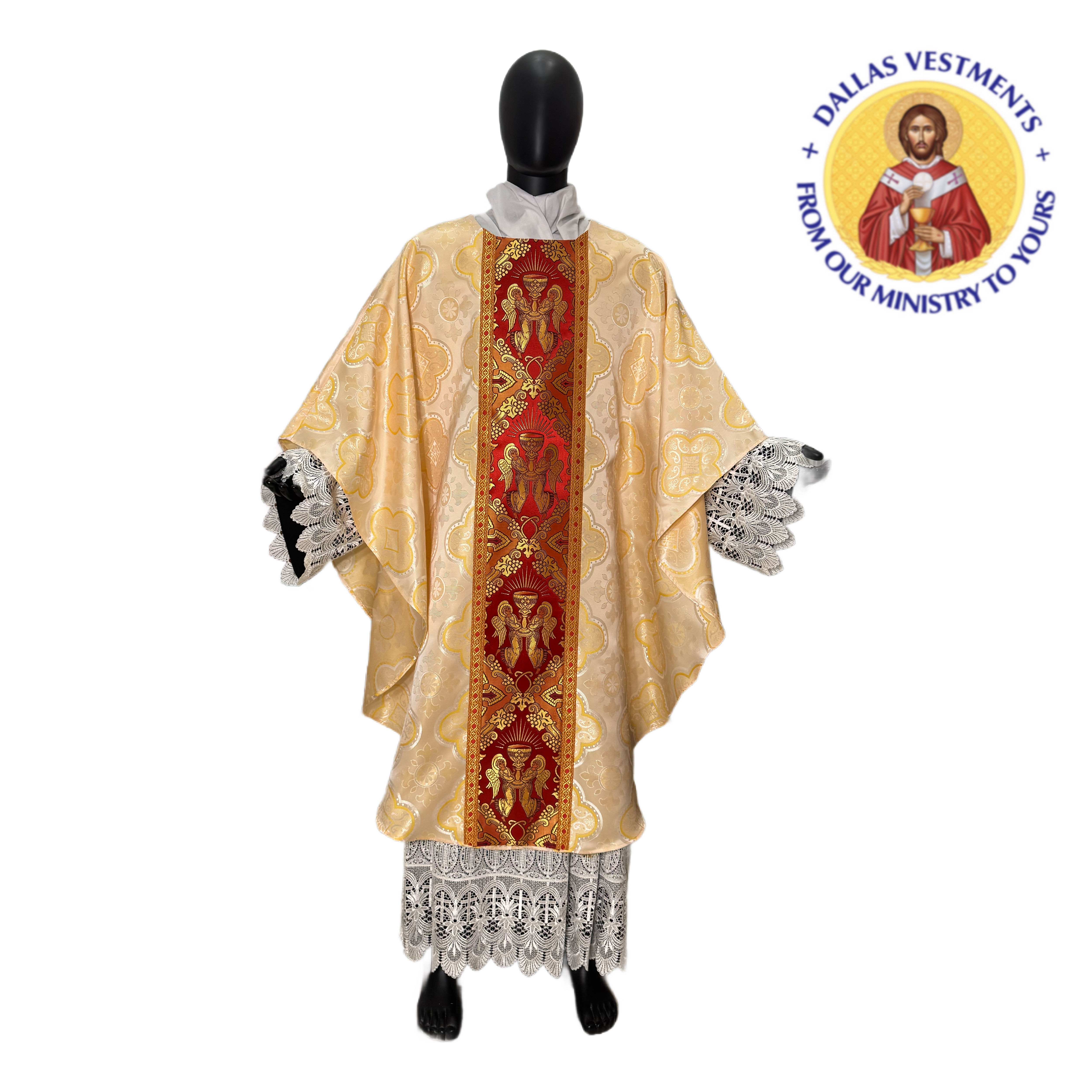Gold Brocade Gothic Chasuble (Corpus Christi)