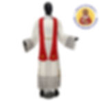 Thumbnail: Red Chasuble + stole (Baluze)