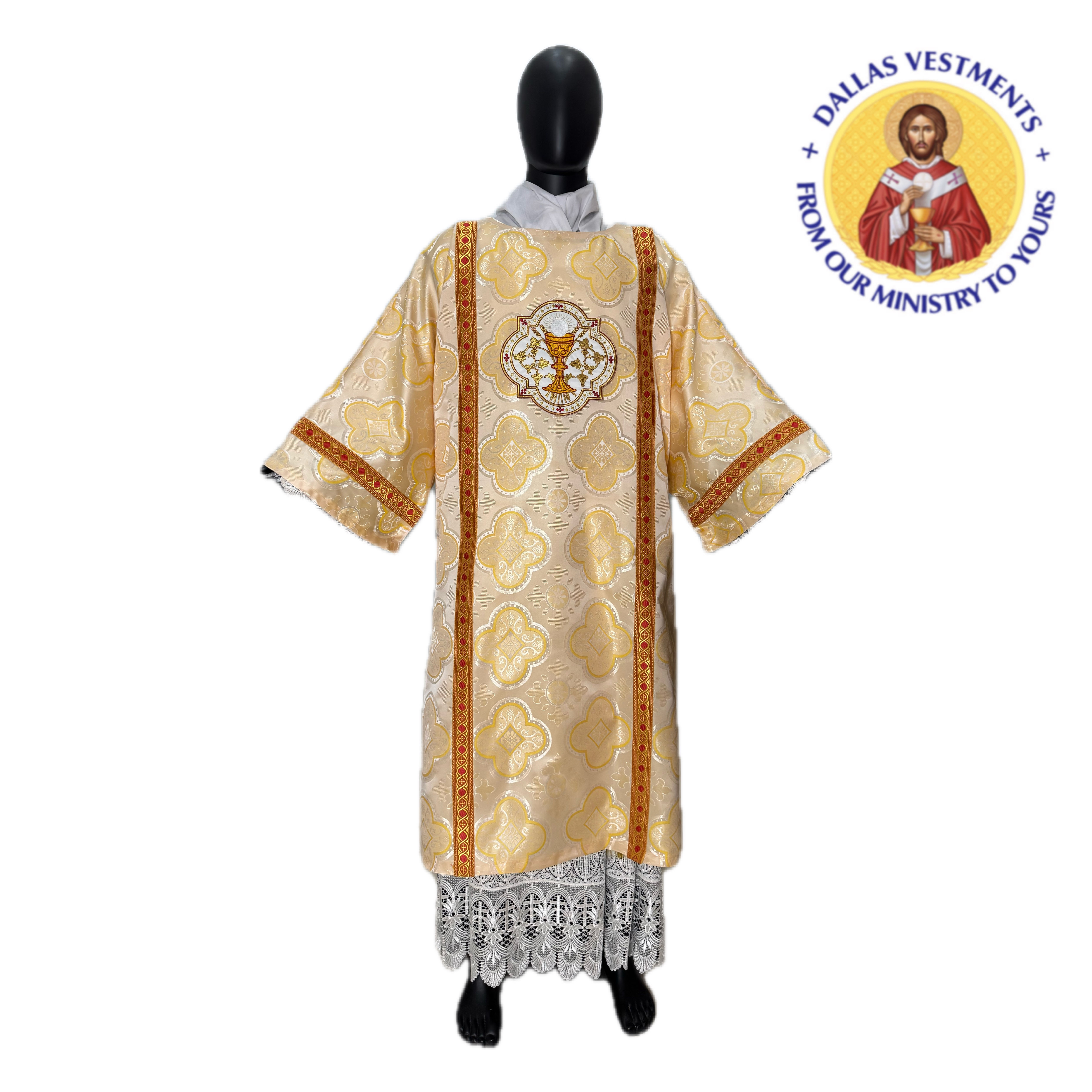 Gold Brocade Dalmatic + Stole