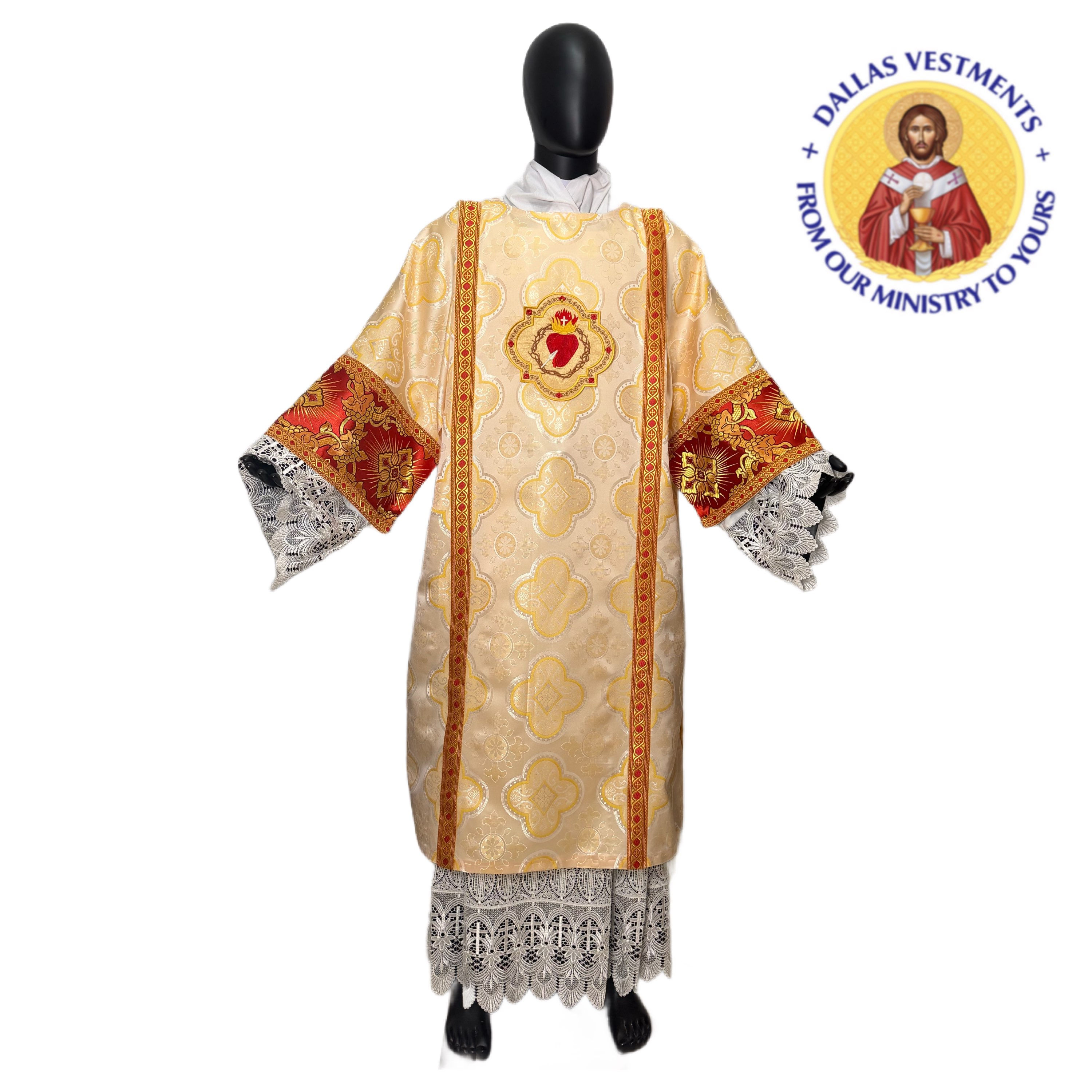 Gold Brocade Dalmatic + Stole
