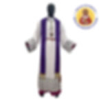 Thumbnail: Purple Gothic  Chasuble + Stole 