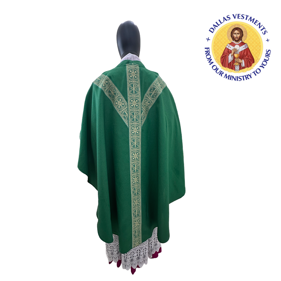 Thumbnail: Green Gothic Chasuble set