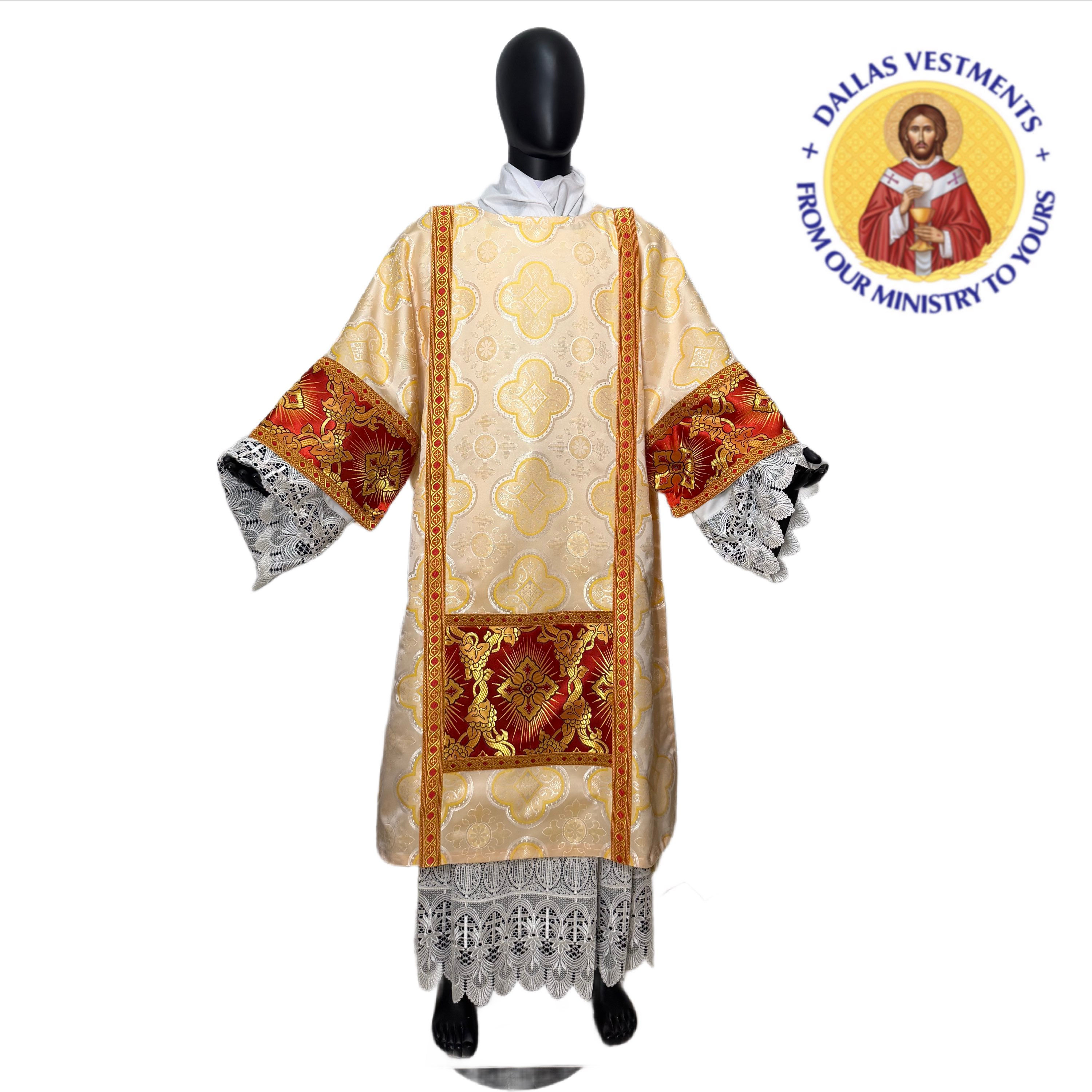 Gold Brocade Dalmatic + Stole