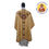 Thumbnail: Gold Semi-Gothic  Chasuble set (Red Victoria ) Chi and Rho