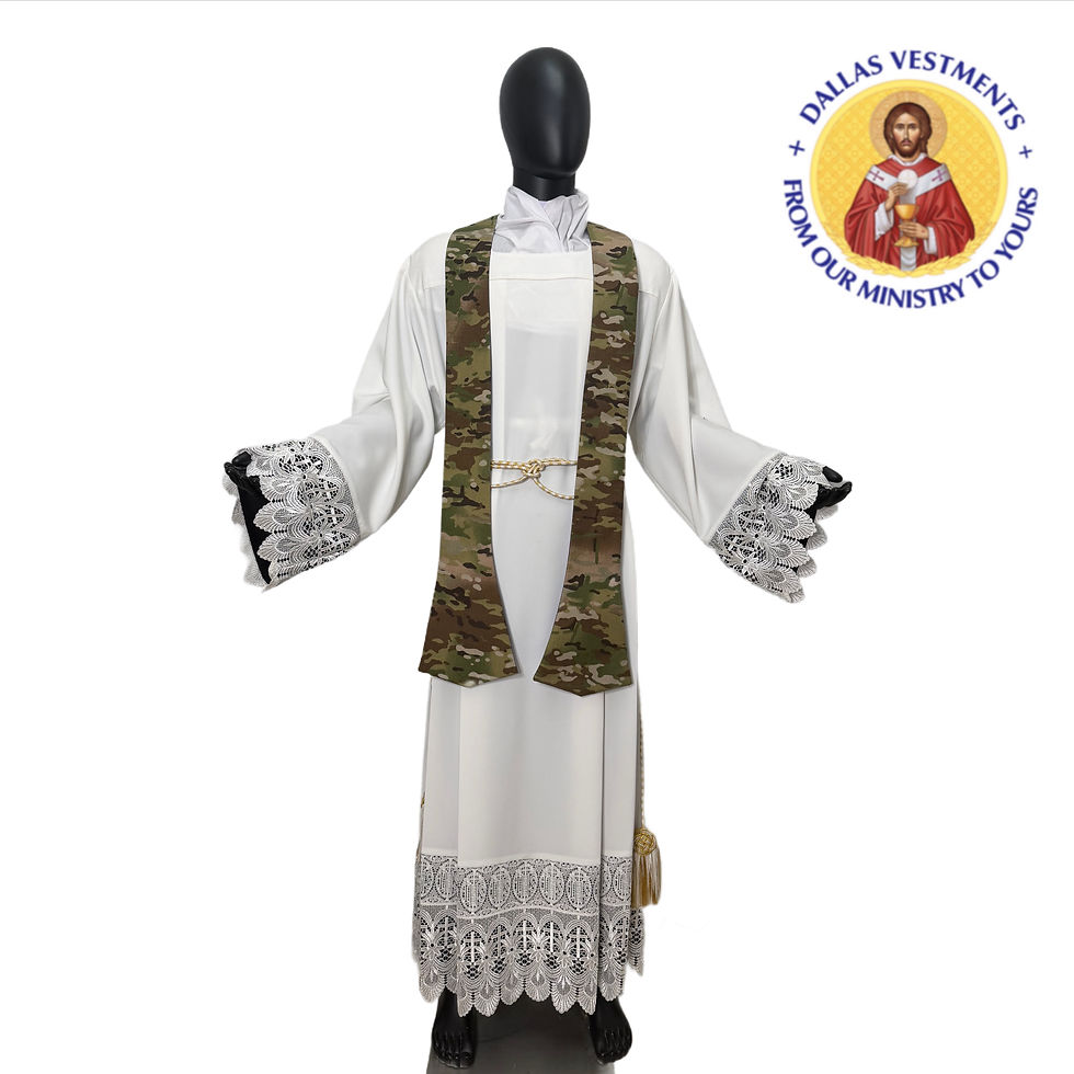 Thumbnail: Military Ripstop OCP Multicam Green Neri  Chasuble and stole (JHS )