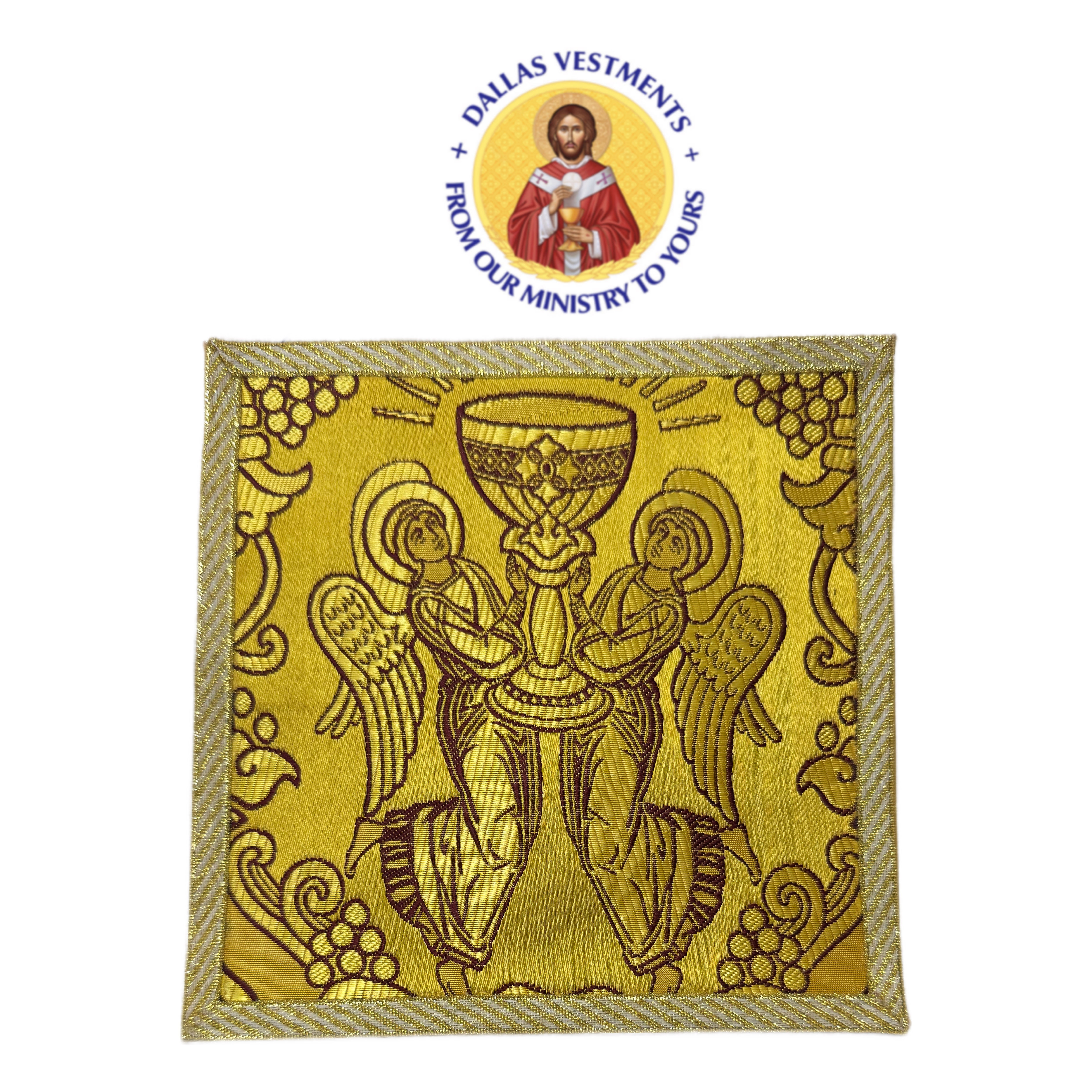 Gold Chalice Pall 7x7 in