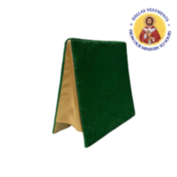 Green Damask Burse 