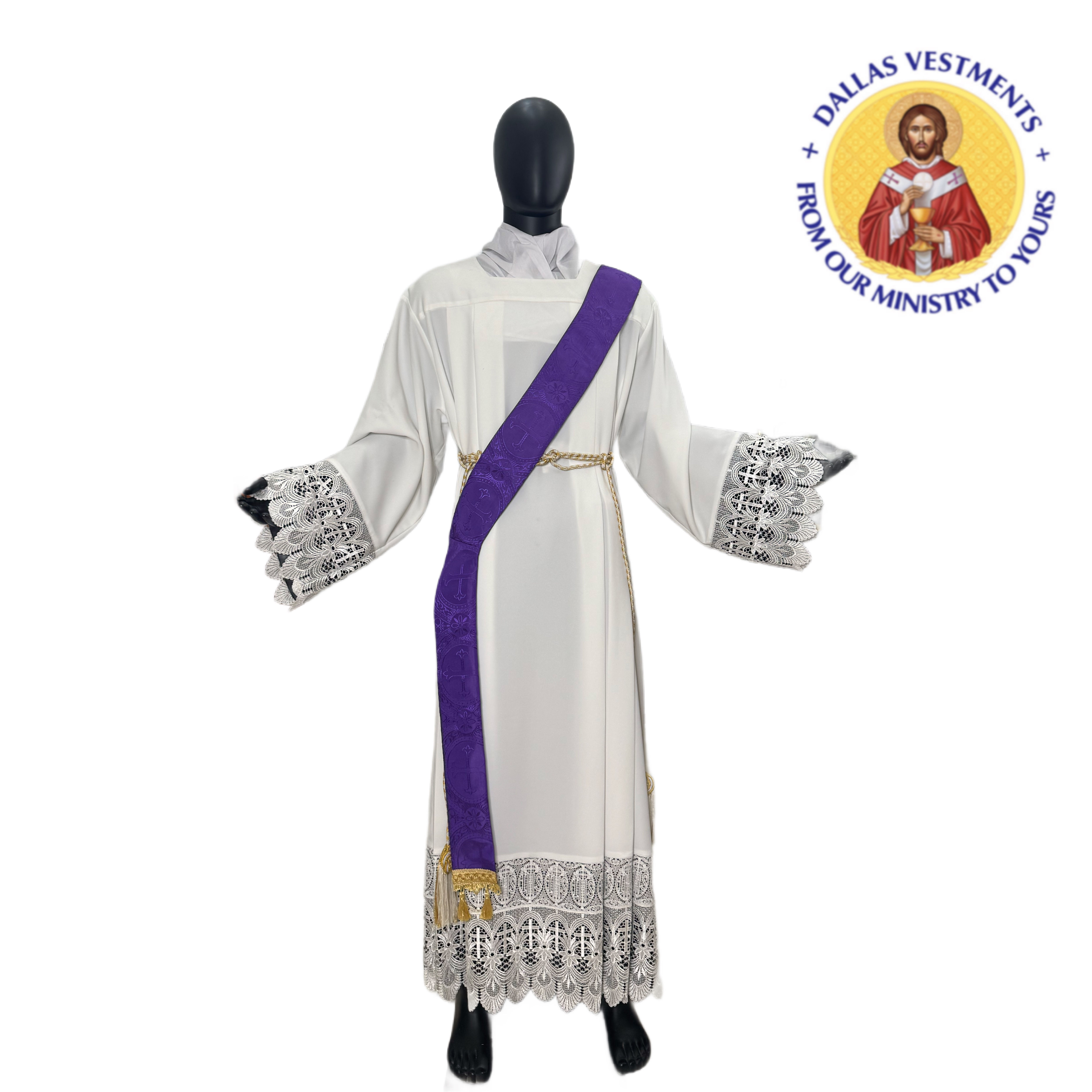 PURPLE DEACON STOLE