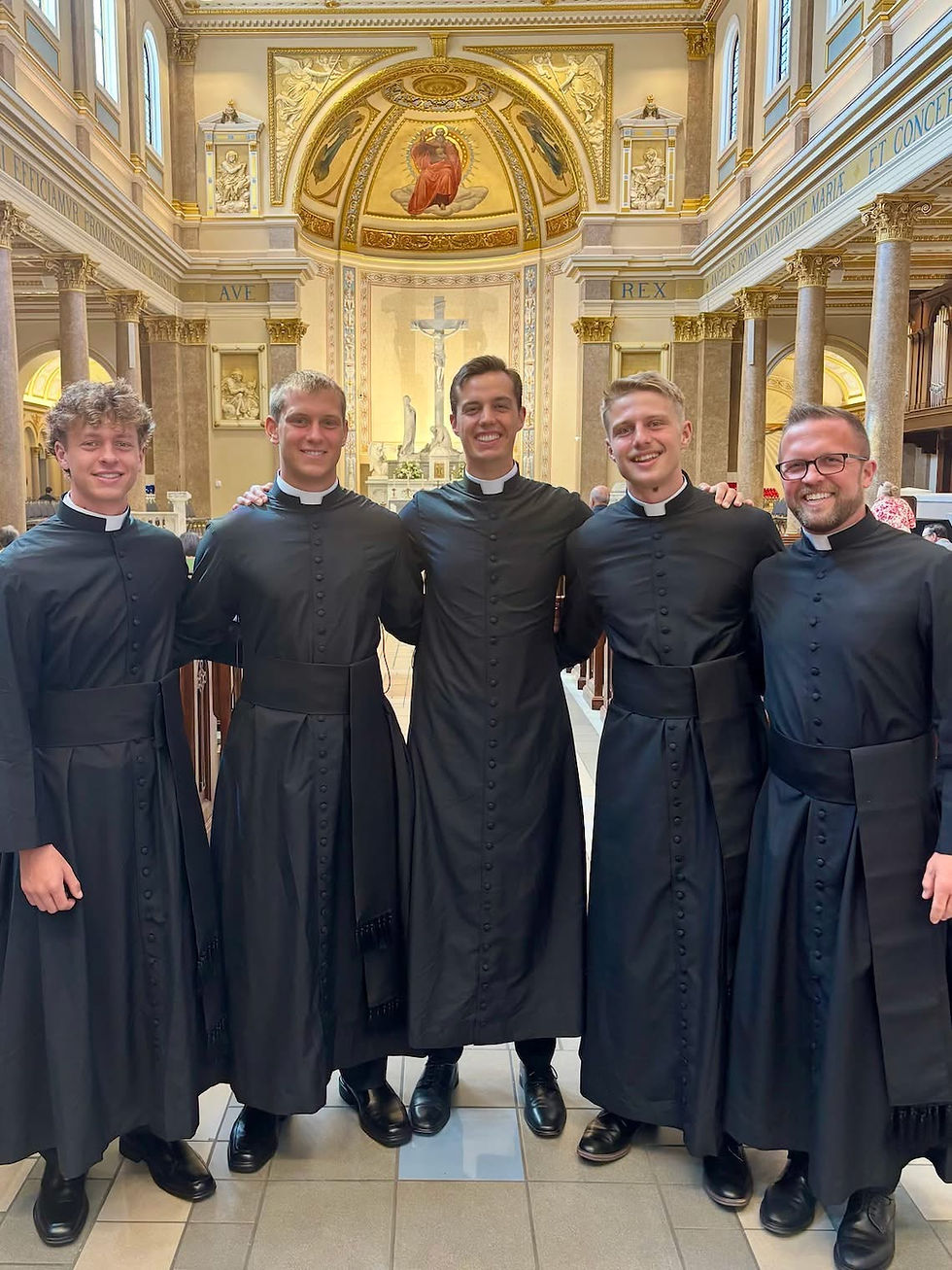 Thumbnail: Black Cassock for Clergy ( Priest/ Seminarian)