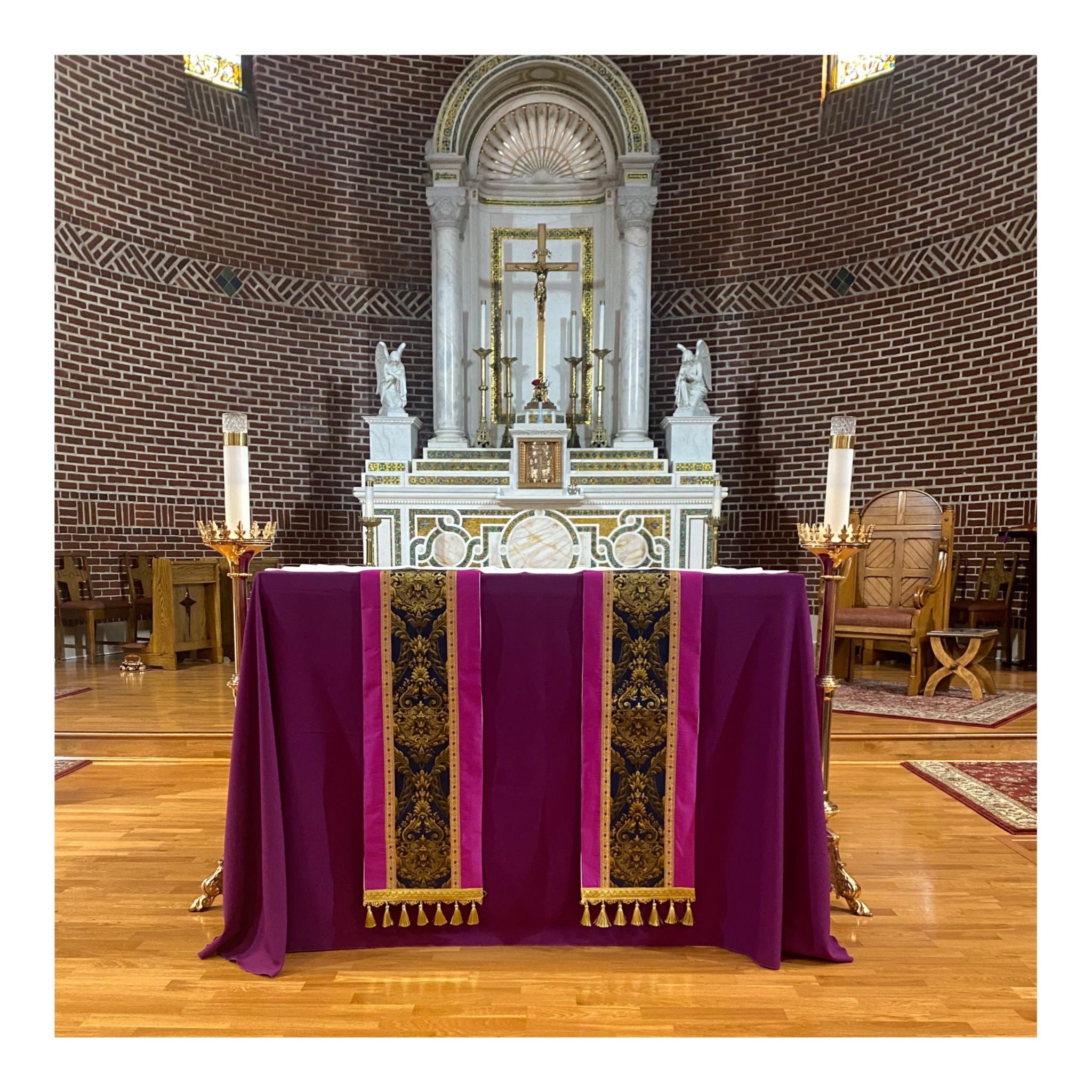 Purple Altar scarves