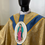 Thumbnail: Gold  Semi-Gothic Chasuble set (Our Lady of Guadalupe) 