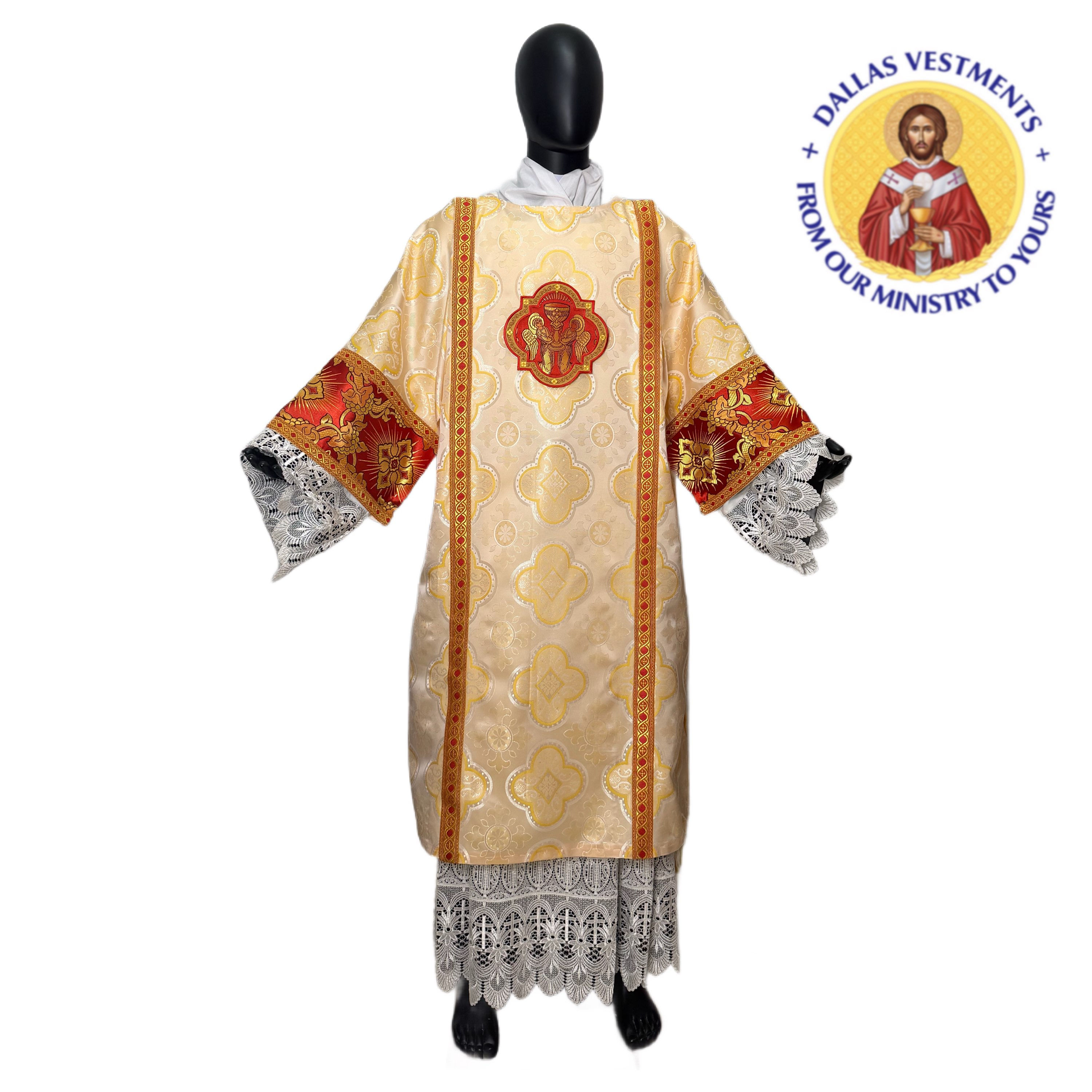 Gold Brocade Dalmatic + Stole