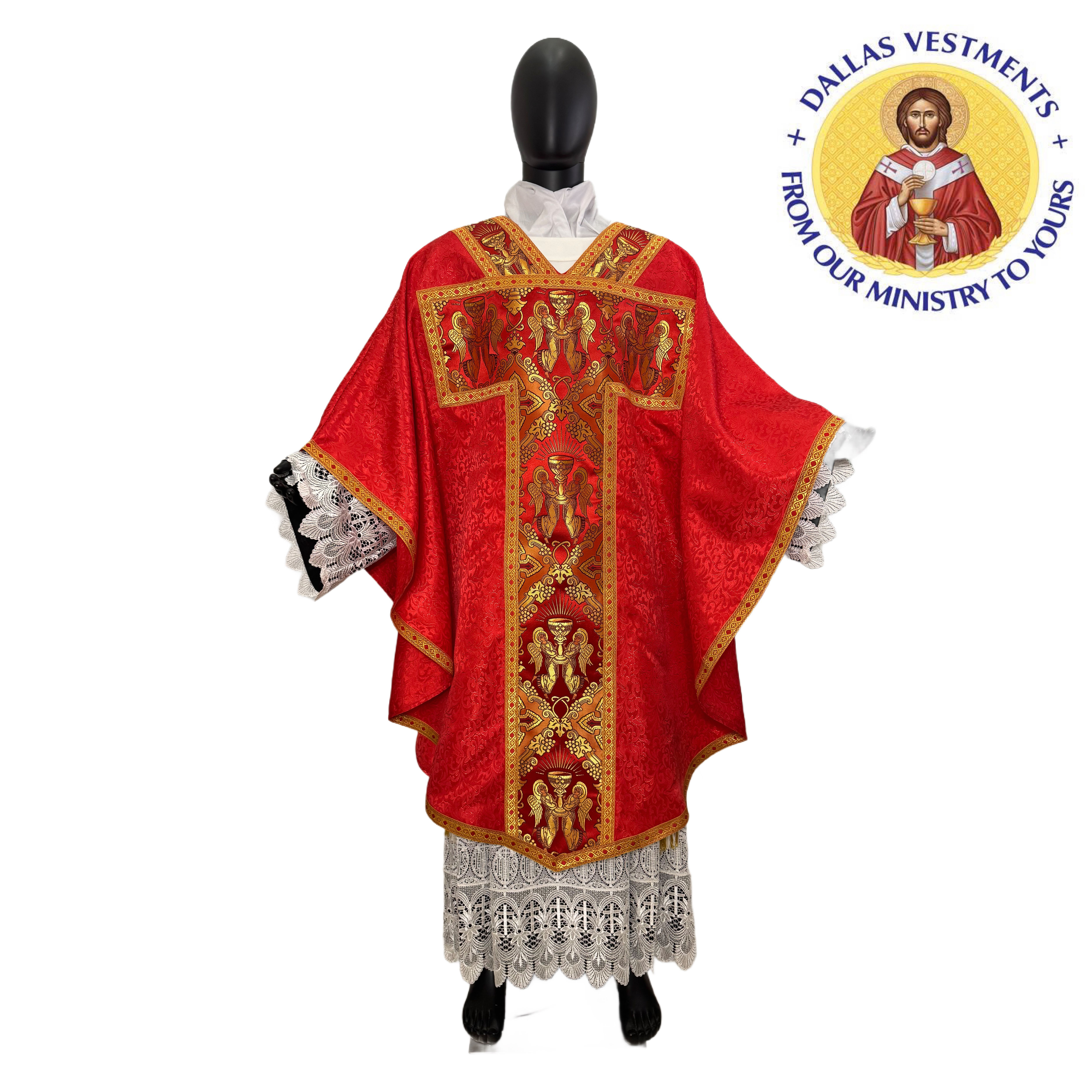  Red Borromeo Chasuble + stole