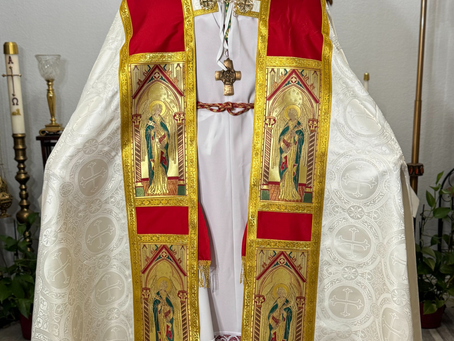 Liturgical Vestments Full of Meaning by Amandine Peyraud-Mamys 