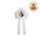 Thumbnail: White Miter with Christ the King Embroidery 