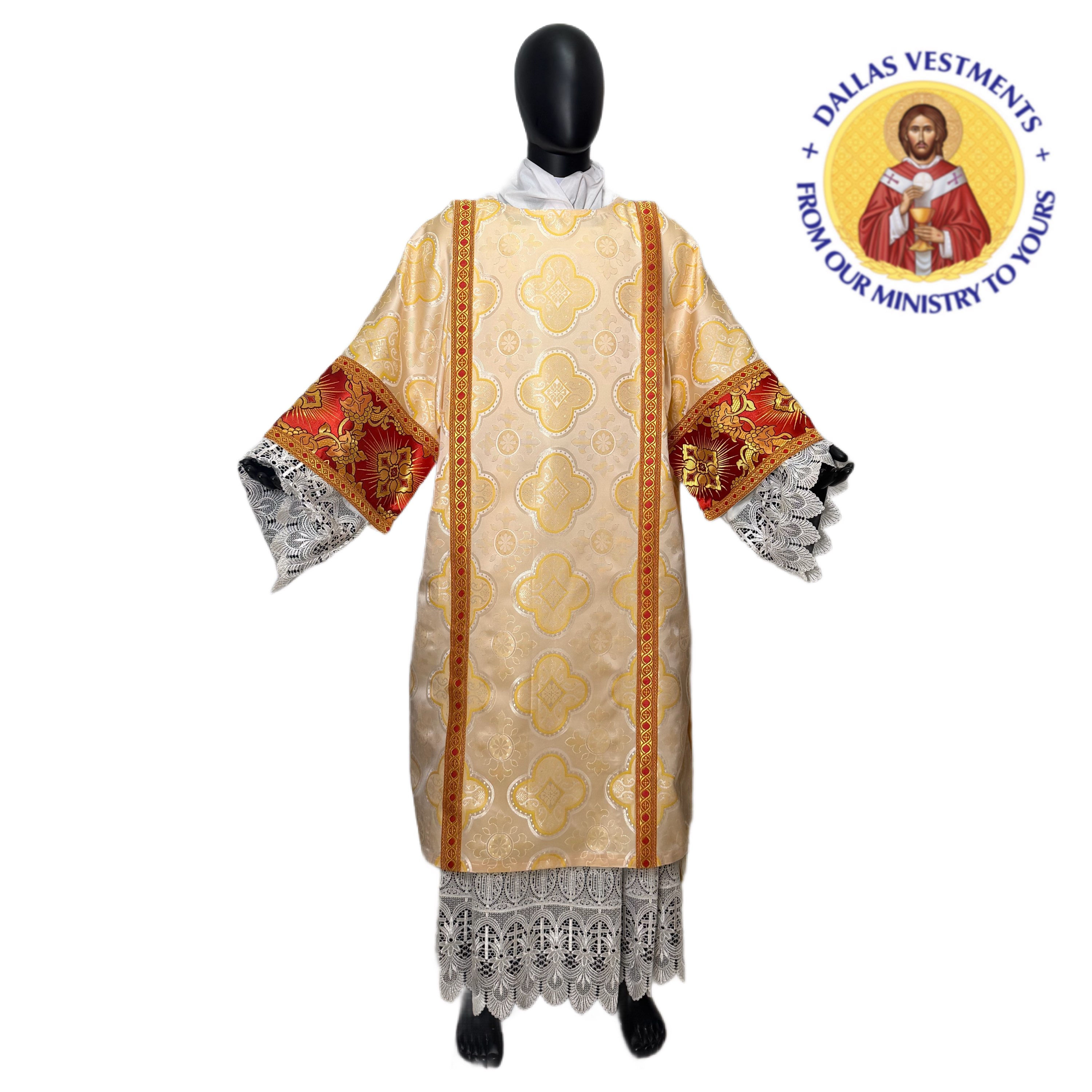Gold Brocade Dalmatic + Stole