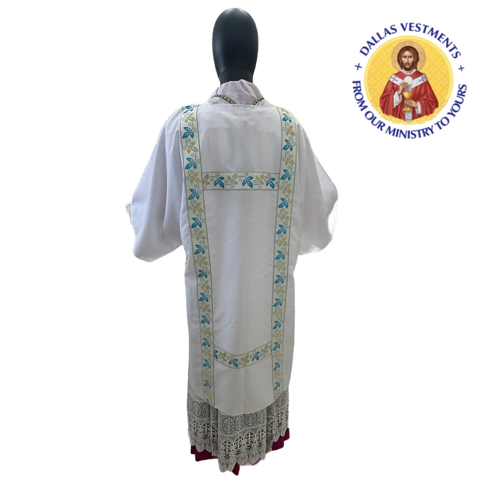 Thumbnail: White Dalmatic + Stole 