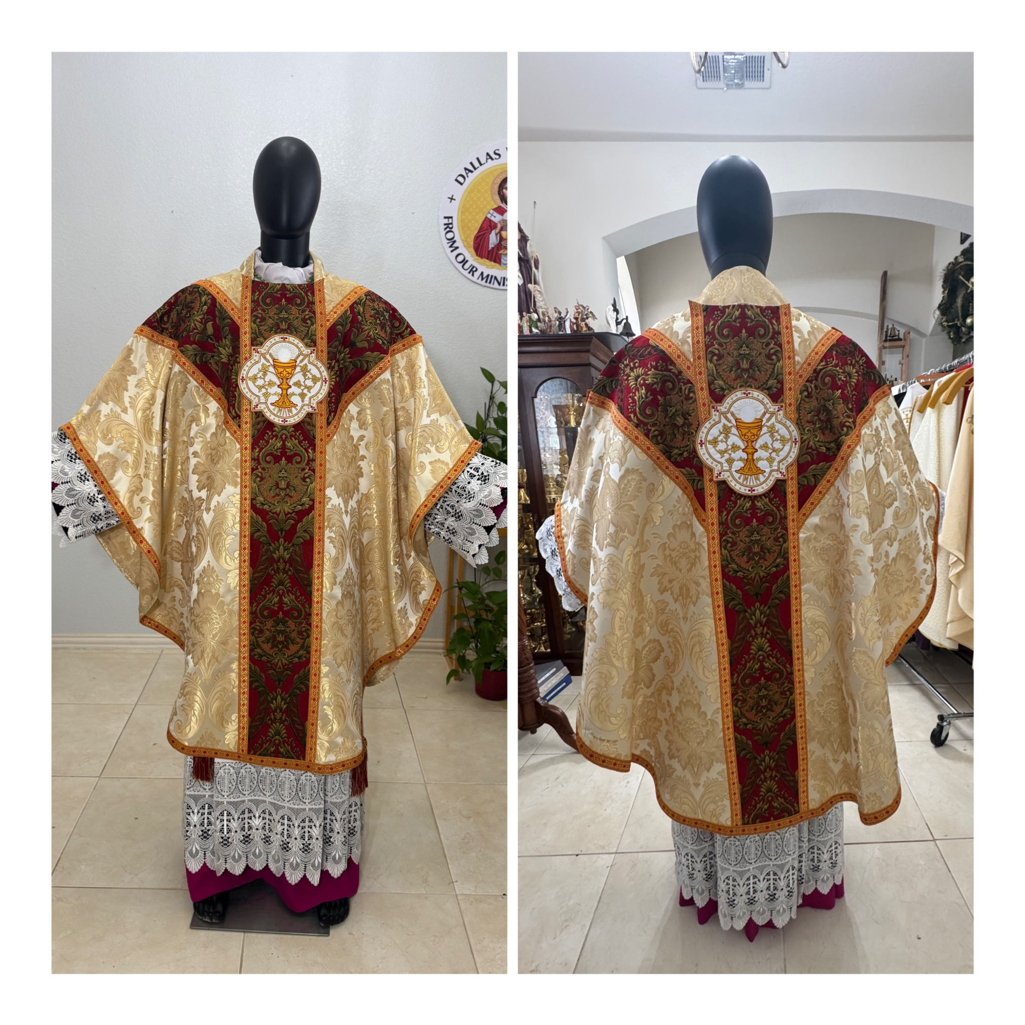 Gold Gothic Chasuble - Corpus Christi